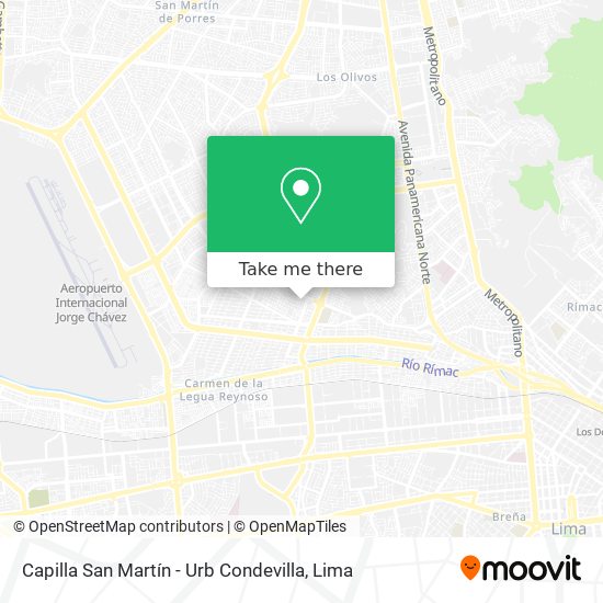 Mapa de Capilla San Martín - Urb Condevilla