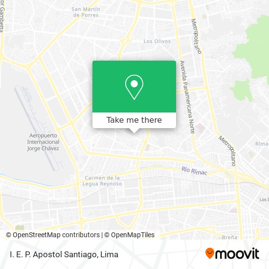 Mapa de I. E. P. Apostol Santiago