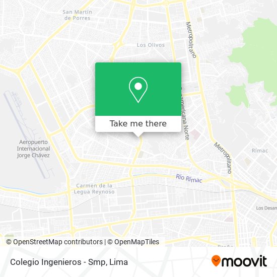 Colegio Ingenieros - Smp map