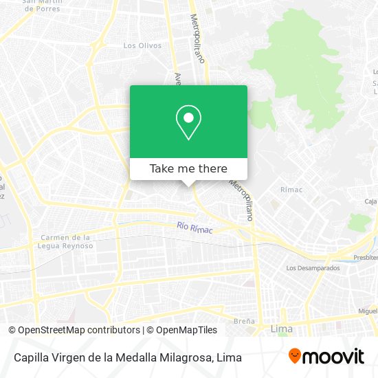 Capilla Virgen de la Medalla Milagrosa map