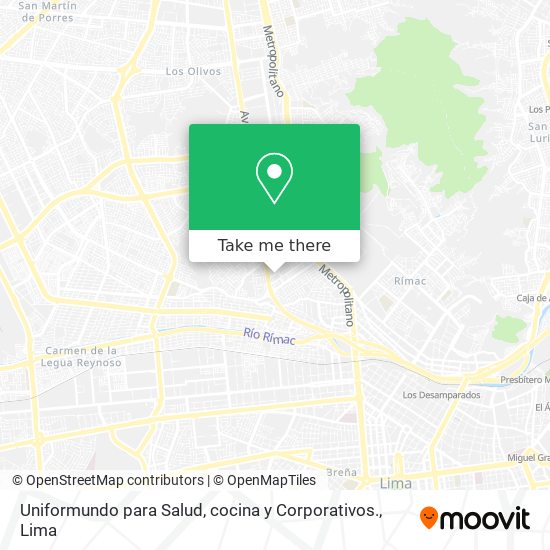 Uniformundo para Salud, cocina y Corporativos. map