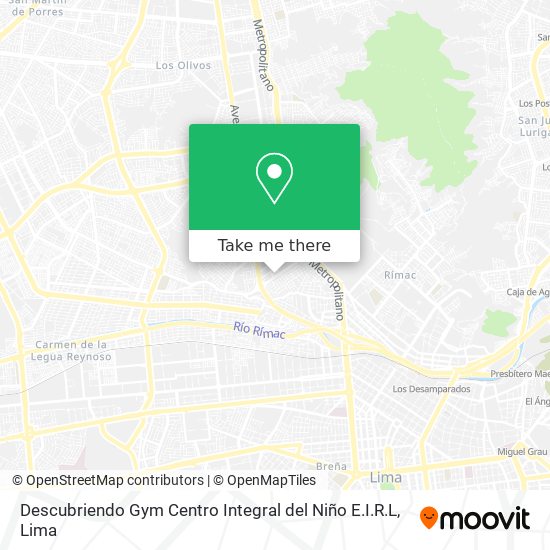 Mapa de Descubriendo Gym Centro Integral del Niño E.I.R.L