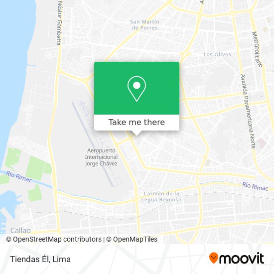 Tiendas Él map