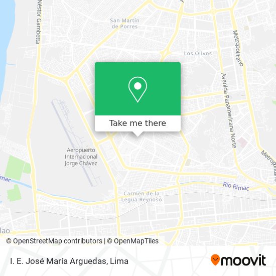 Mapa de I. E. José María Arguedas