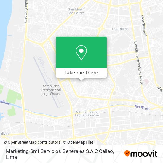 Marketing-Smf Servicios Generales S.A.C Callao map