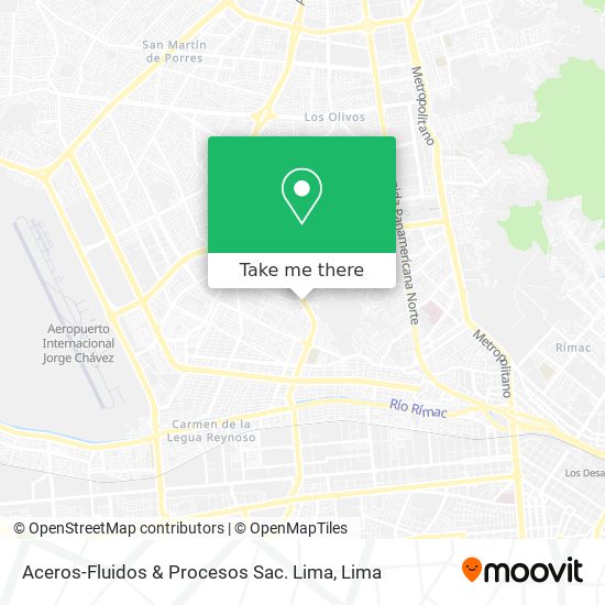 Aceros-Fluidos & Procesos Sac. Lima map