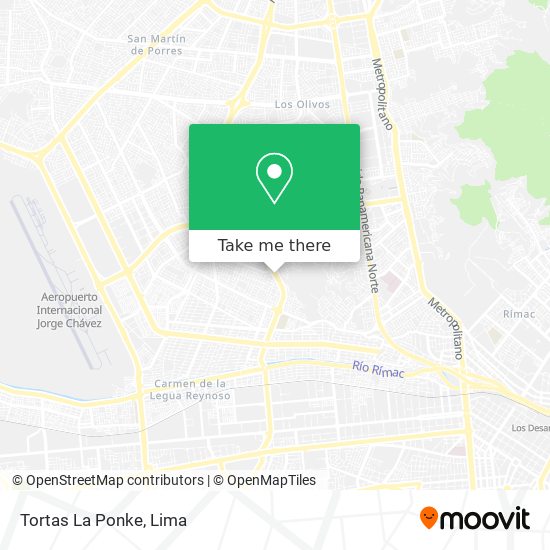 Tortas La Ponke map