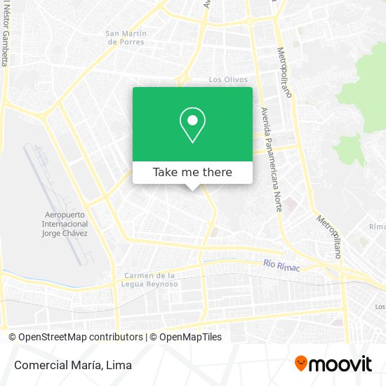 Comercial María map