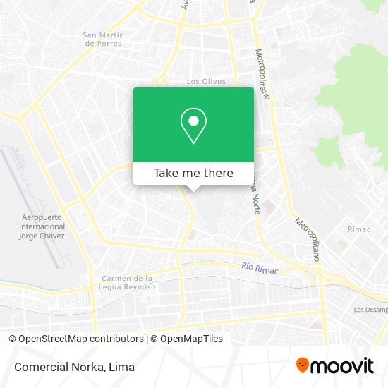 Mapa de Comercial Norka