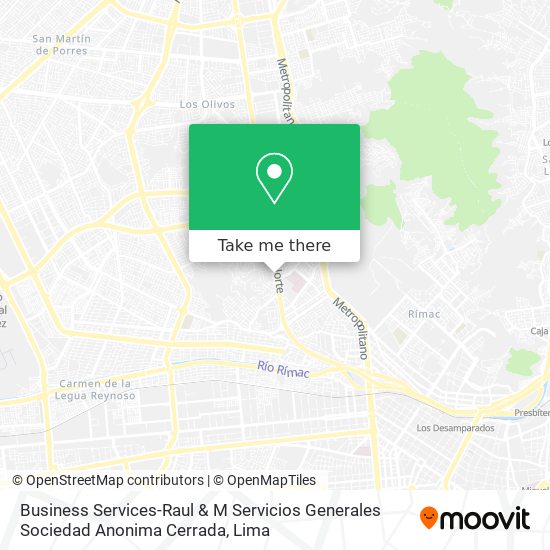 Mapa de Business Services-Raul & M Servicios Generales Sociedad Anonima Cerrada