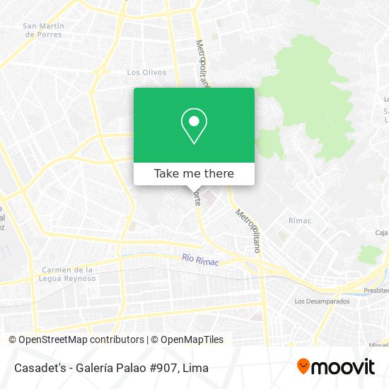 Mapa de Casadet's - Galería Palao #907