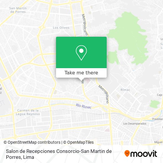 Salon de Recepciones Consorcio-San Martin de Porres map
