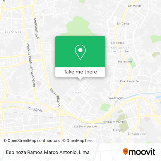 Espinoza Ramos Marco Antonio map
