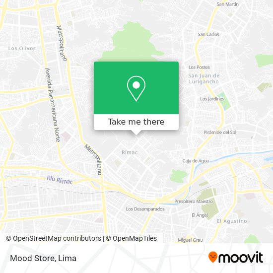 Mapa de Mood Store
