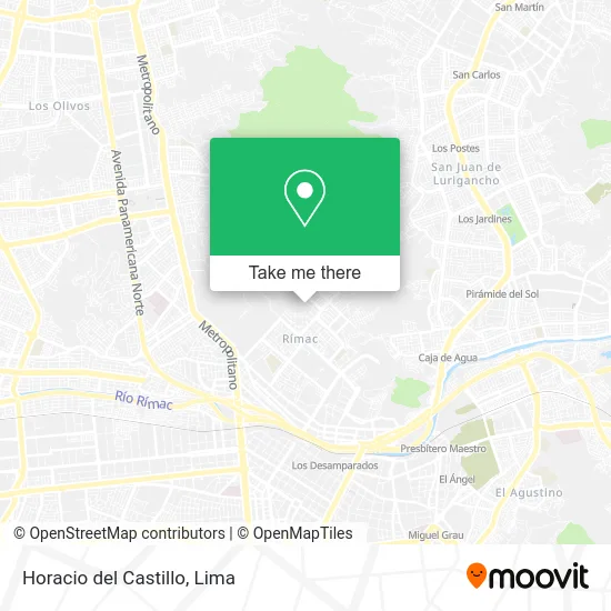 Horacio del Castillo map