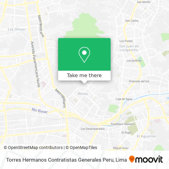 Torres Hermanos Contratistas Generales Peru map