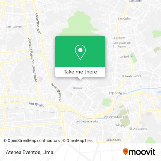 Atenea Eventos map