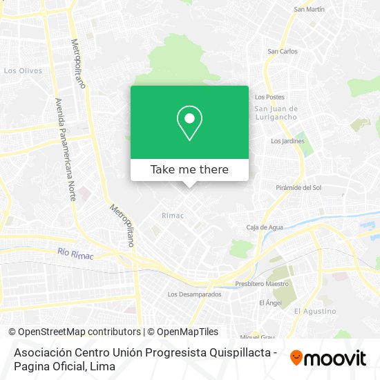Asociación Centro Unión Progresista Quispillacta - Pagina Oficial map