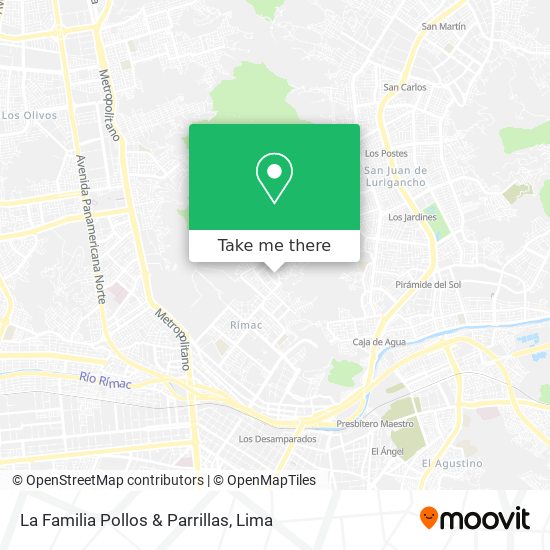 La Familia Pollos & Parrillas map