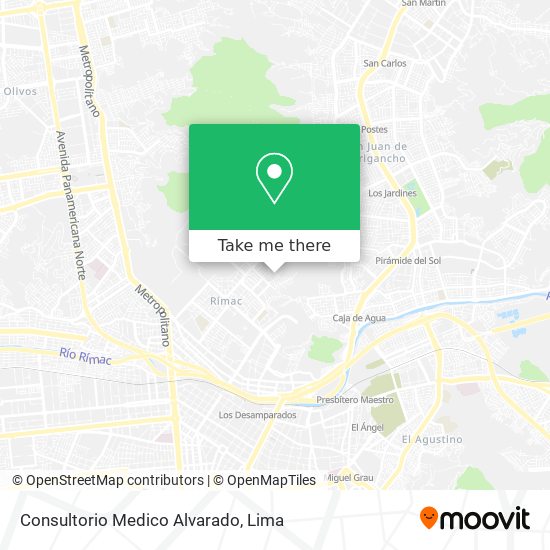 Mapa de Consultorio Medico Alvarado