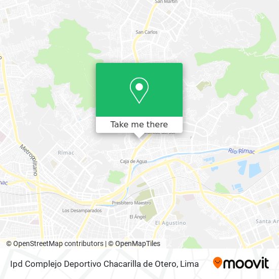 Ipd Complejo Deportivo Chacarilla de Otero map