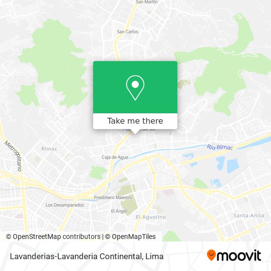 Lavanderias-Lavanderia Continental map