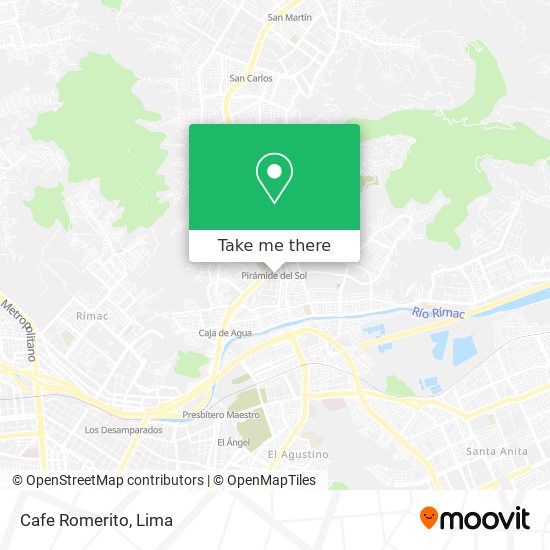 Cafe Romerito map