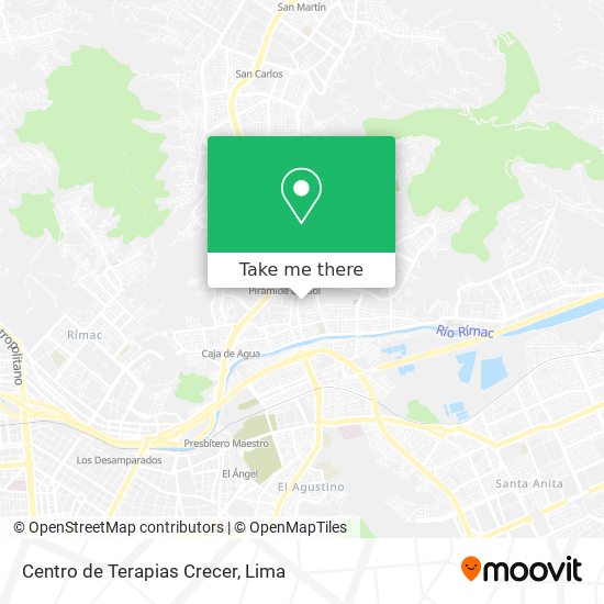 Mapa de Centro de Terapias Crecer