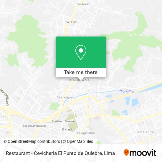 Restaurant - Cevicheria El Punto de Quiebre map