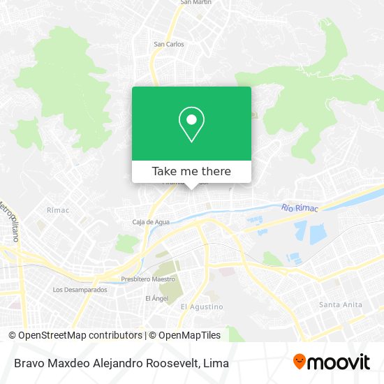 Bravo Maxdeo Alejandro Roosevelt map