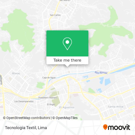 Tecnologia Textil map