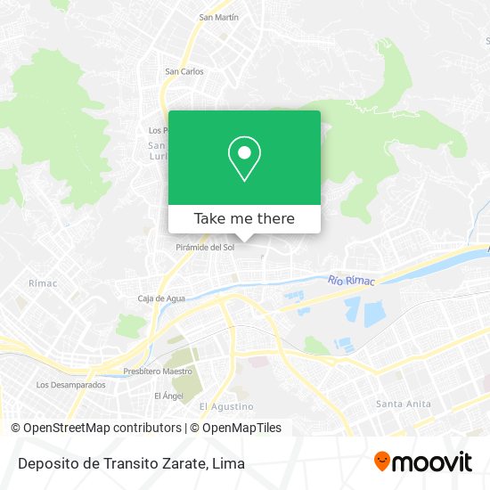 Deposito de Transito Zarate map