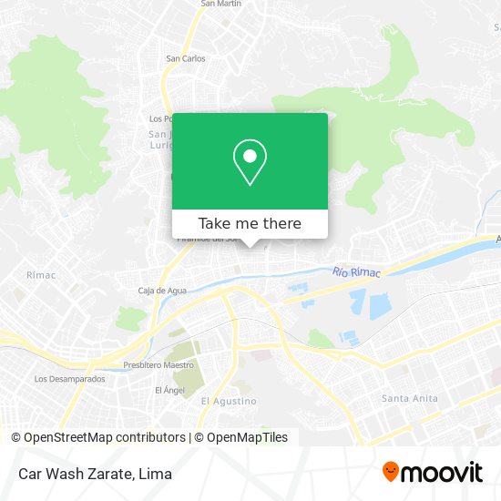 Car Wash Zarate map