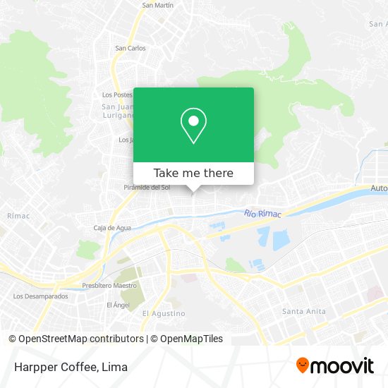 Mapa de Harpper Coffee