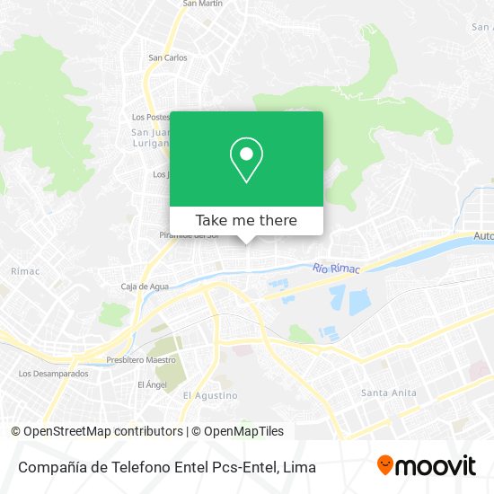 Compañía de Telefono Entel Pcs-Entel map