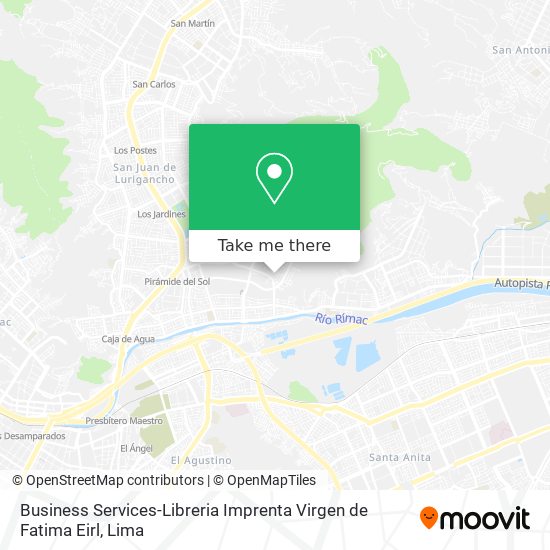 Business Services-Libreria Imprenta Virgen de Fatima Eirl map