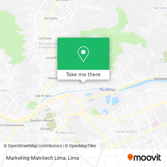 Marketing-Matritech Lima map