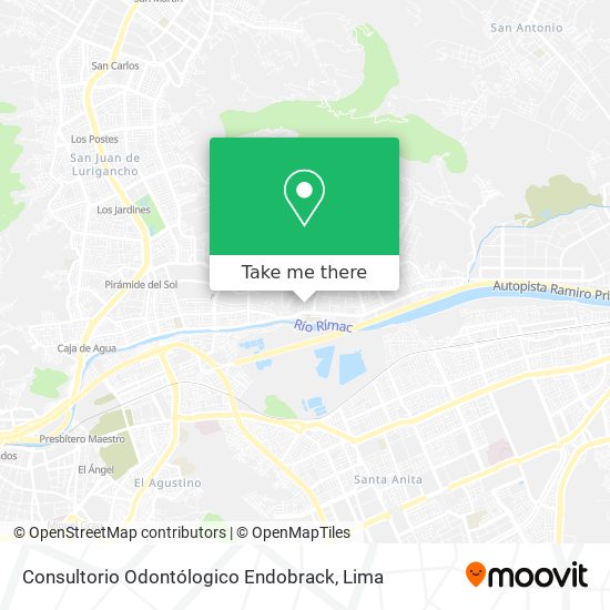 Mapa de Consultorio Odontólogico Endobrack