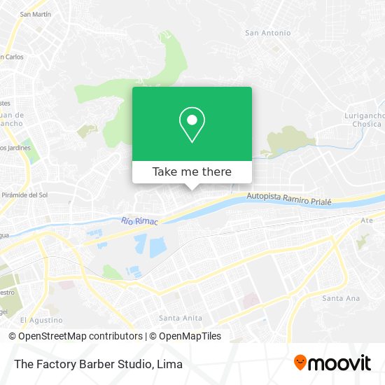 The Factory Barber Studio map