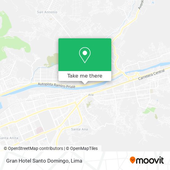 Gran Hotel Santo Domingo map