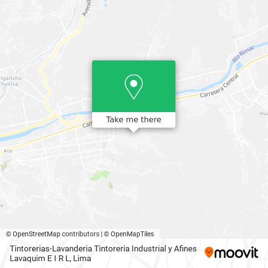 Tintorerias-Lavanderia Tintoreria Industrial y Afines Lavaquim E I R L map