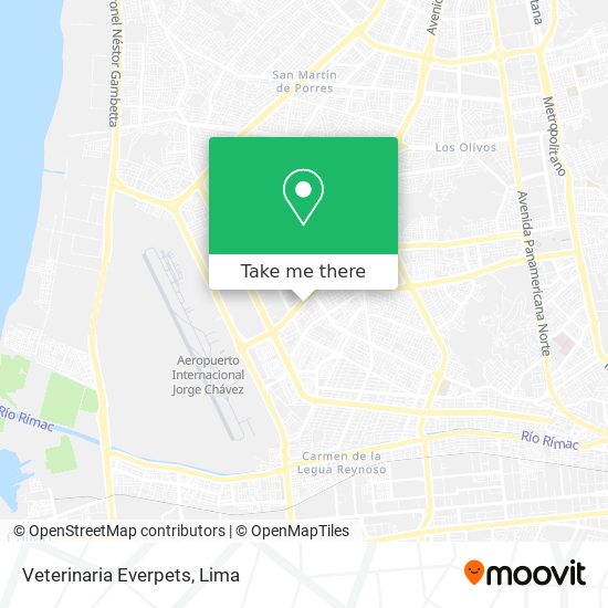 Veterinaria Everpets map