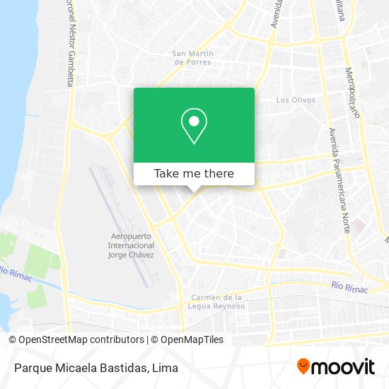 Mapa de Parque Micaela Bastidas