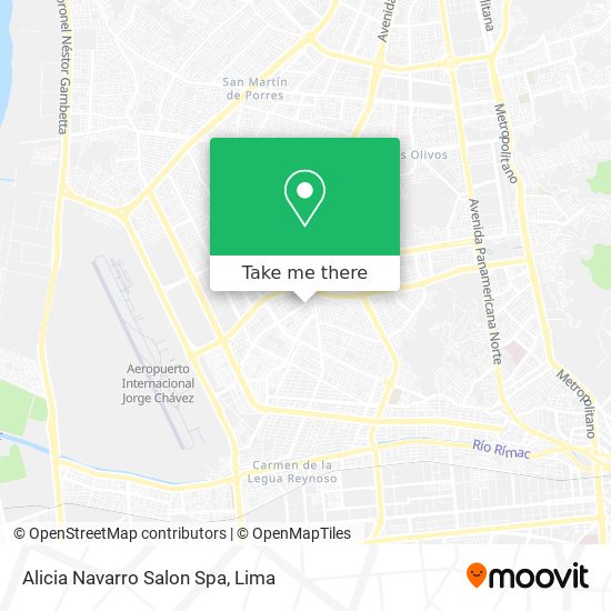 Mapa de Alicia Navarro Salon Spa