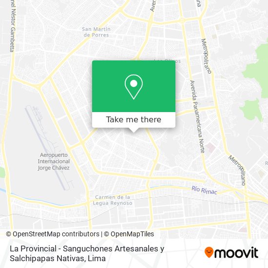 Mapa de La Provincial - Sanguchones Artesanales y Salchipapas Nativas