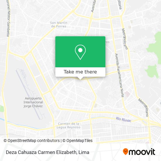 Mapa de Deza Cahuaza Carmen Elizabeth