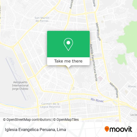 Mapa de Iglesia Evangélica Peruana