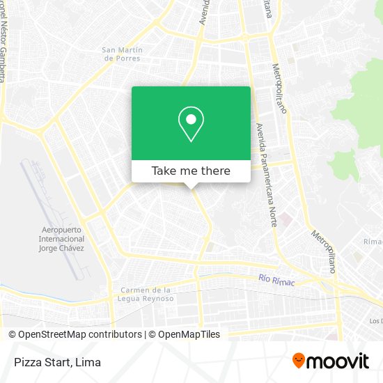 Mapa de Pizza Start