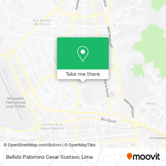 Mapa de Bellido Palomino Cesar Gustavo