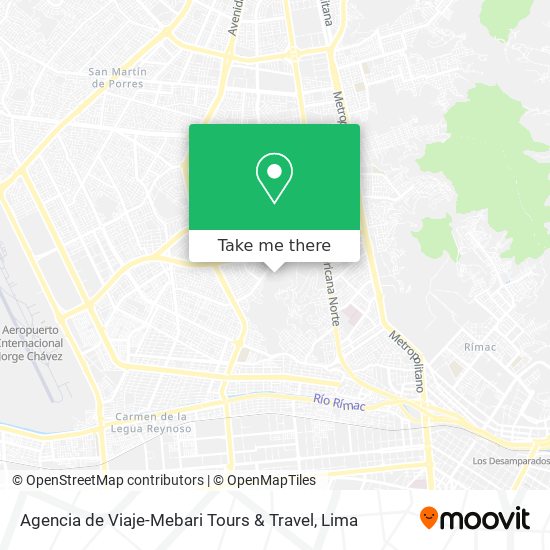 Agencia de Viaje-Mebari Tours & Travel map